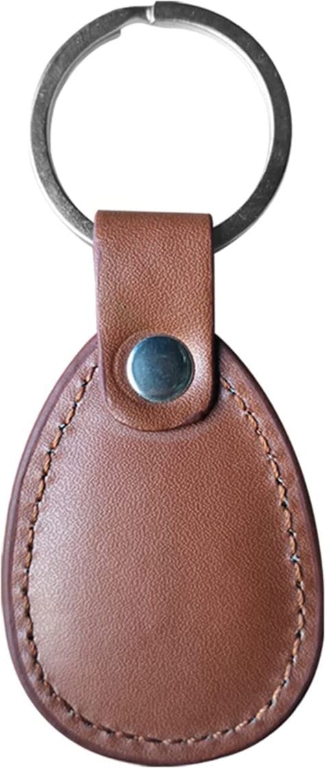 HECERE Genuine Leather RFID Key Fob Tag Proximity ID 